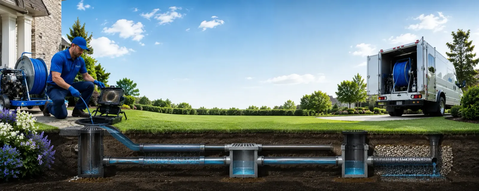 Outdoor drain cleaning information for Lorane, OR